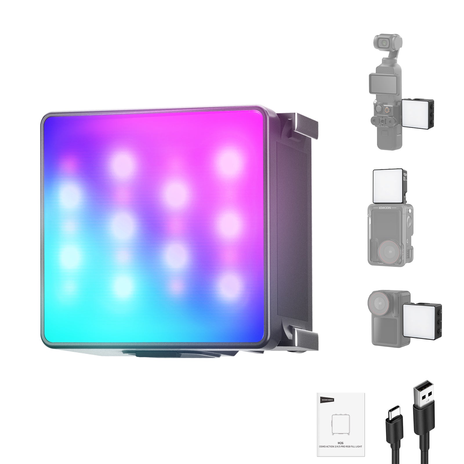 NEEWER M26 Magnetic LED RGB Light