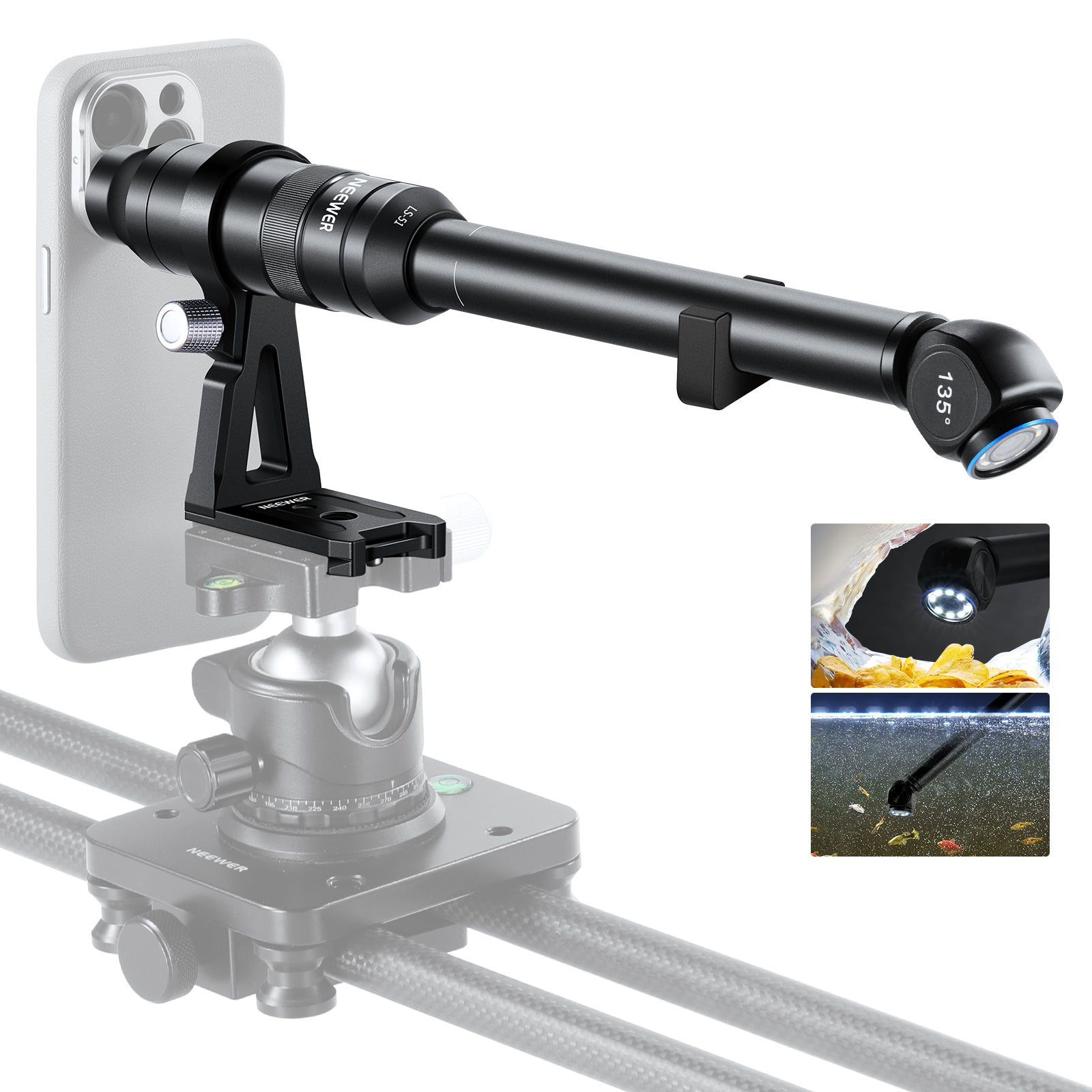 NEEWER LS-51 18mm 2x Macro Phone Lens - 135 Degree