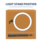 Light stand position