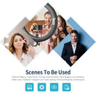 Wide Applications of the NEEWER RP20-B 20" Bi-color Ring Light Kit