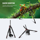 NEEWER N284L+G0 Camera Tripod Monopod is perfect for macro shooting.