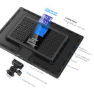 NEEWER NL-192AI Bi-Color LED Panel Light is equipped with a standard cold shoe and a 1/4 thread.