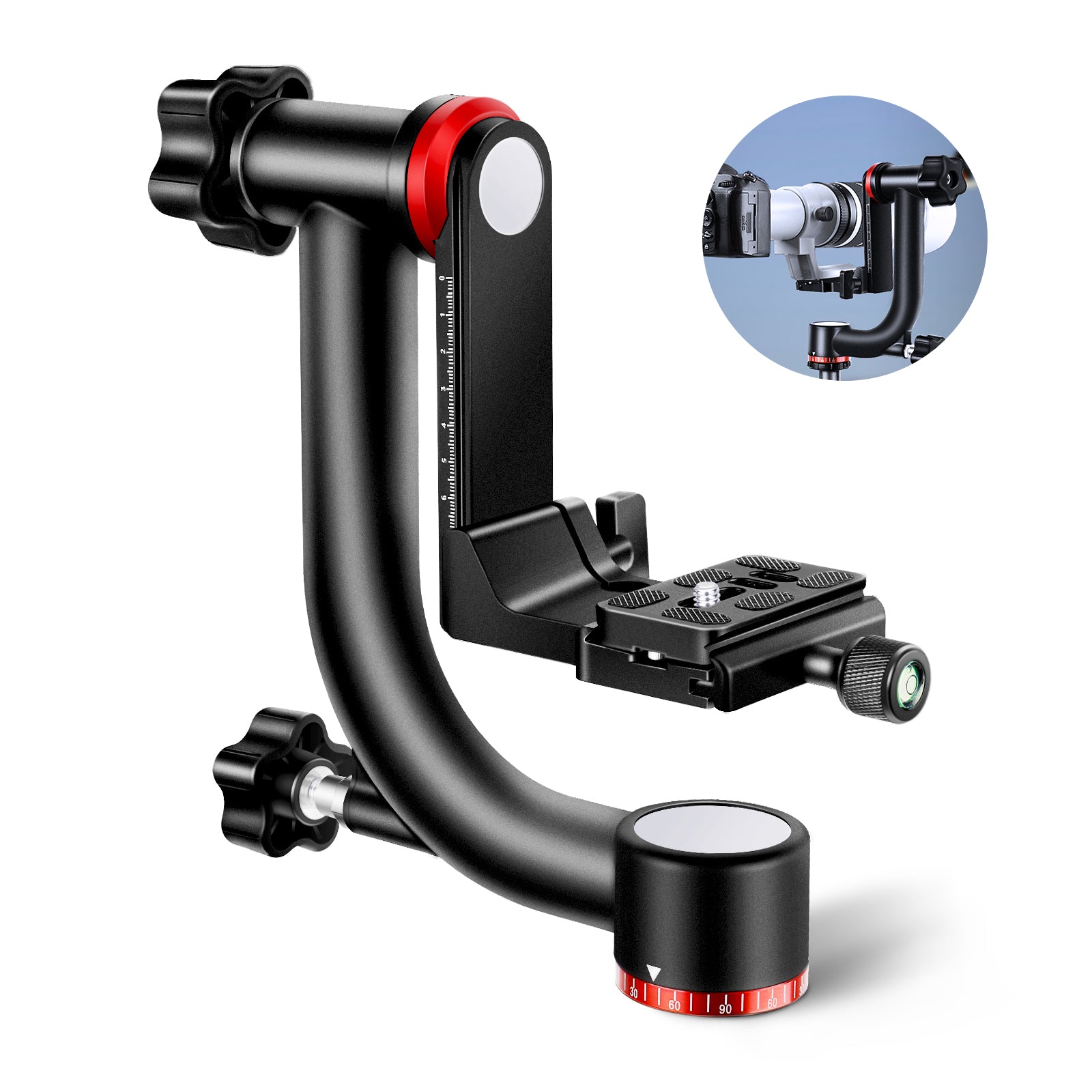 NEEWER GM101 Aluminum Alloy Gimbal Tripod Head