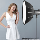 NEEWER 65CM Octagonal Softbox gives you better even lighting.