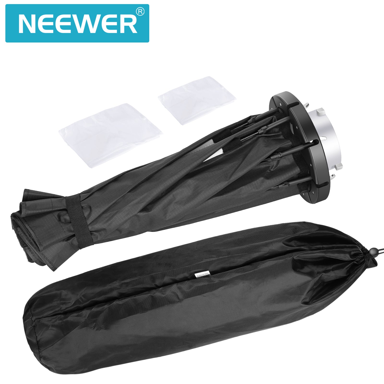 NEEWER 65CM Octagonal Softbox is folable.