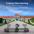 NEEWER ER1 Motorized Videography Slider supports video capture and time lapse.