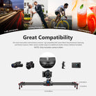 NEEWER ER1 Motorized Videography Slider is ideal for food and wedding photography.
