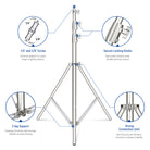 Product detail of the NEEWER ST-280SS Photography Light Stand