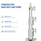 NEEWER ST-280SS Photography Light Stand is durable and adjustable.