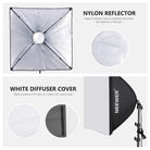 Made of reflective nylon to maximize and intensify the brightness of the light