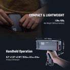 The flash is portable and capable of being stored and transported in your pocket.