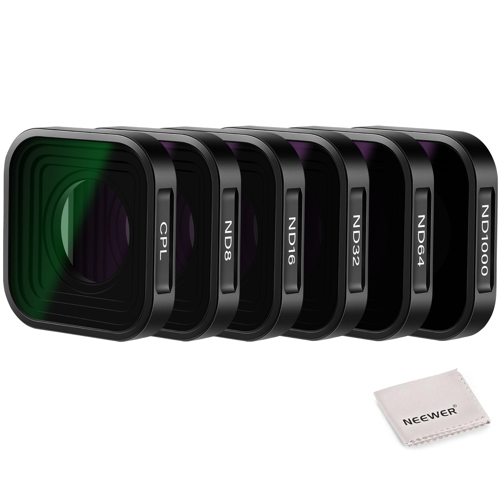 NEEWER 6 Pack GoPro ND Filter Set