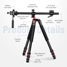 Product details of the NEEWER TP27 Horizontal Tripod