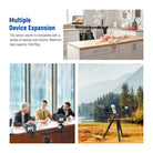 The removable center column is compatible with a variety of devices and mounts.