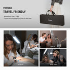 NEEWER BH40B Esthetician Light Kit is portable.