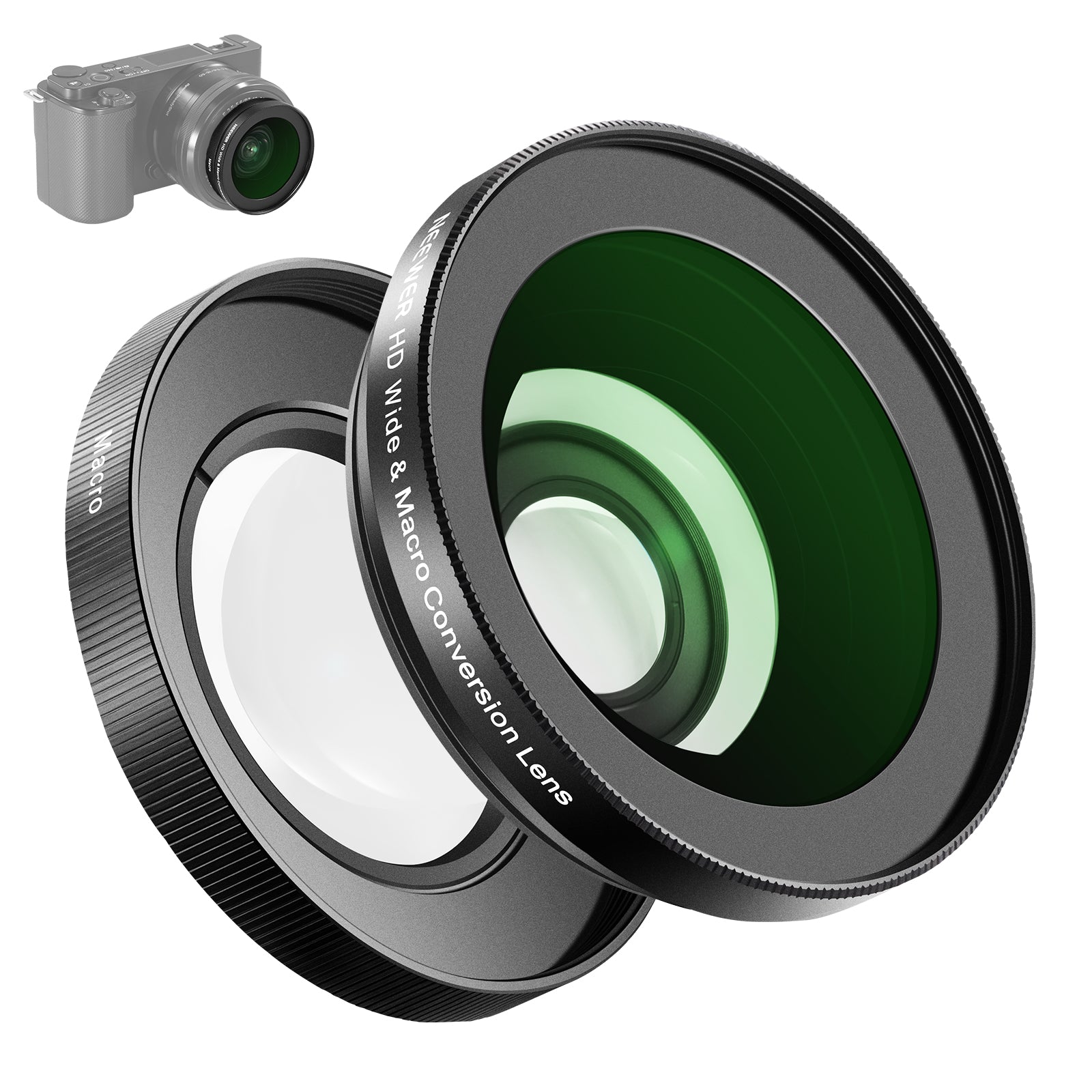 NEEWER LS-30 HD Wide Angle Lens For Sony ZV-1F/ZV-E10