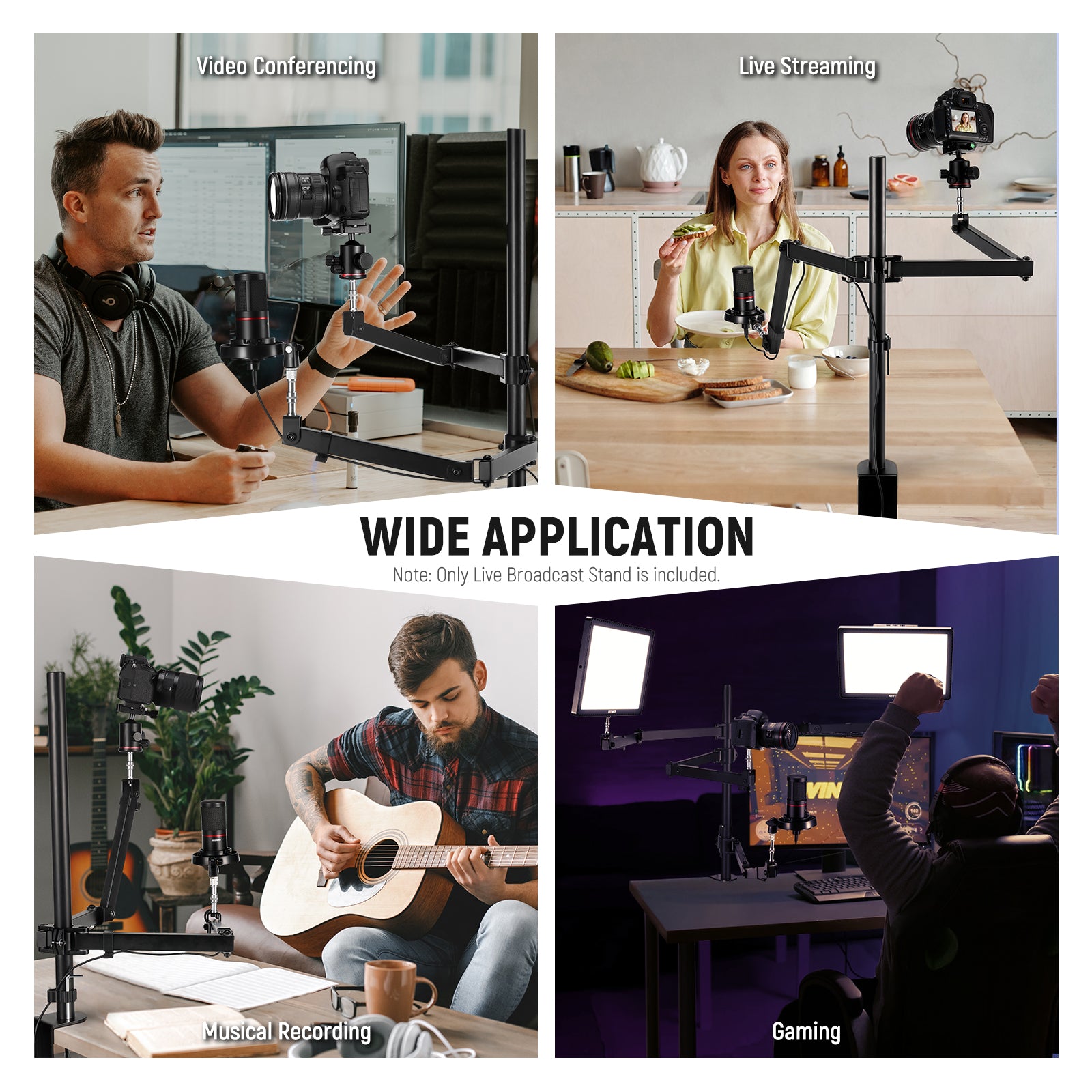 Wide Applications of the NEEWER ST004 Desktop Camera Stand