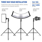 NEEWER ST-280AC Heavy Duty Light Stand features 3 way mounting interface