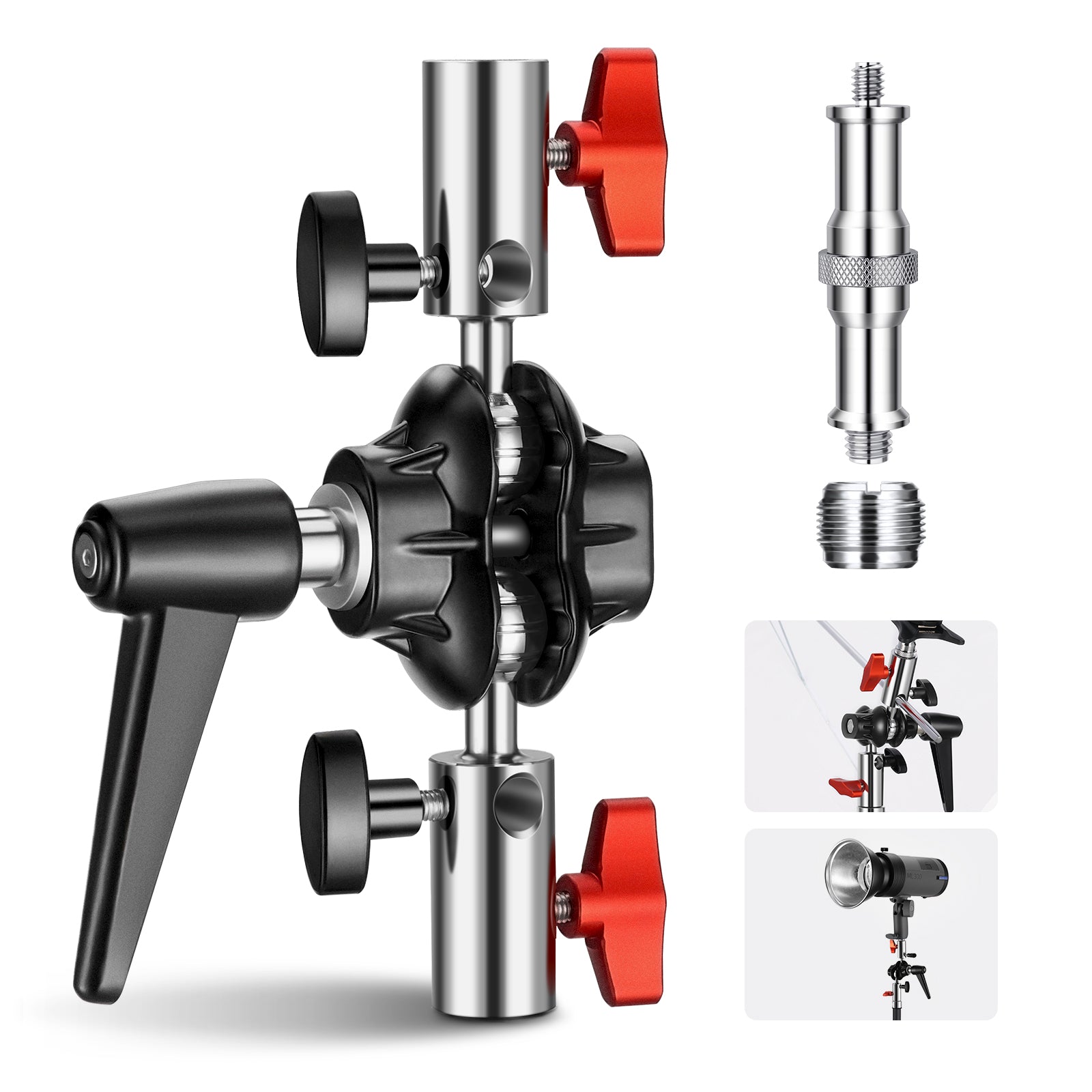 NEEWER UA020 Heavy Duty Light Stand Head Adapter