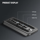 Product details of the NEEWER 501PL Tripod Fluid Head Quick Release Plate