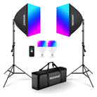 2 Pack NEEWER NK800 RGB Softbox Lighting Kit