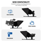 Wide Compatibility of the NEEWER X16 DSLR Teleprompter