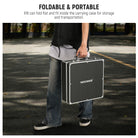 NEEWER X16 DSLR Teleprompter is foldable and portable.