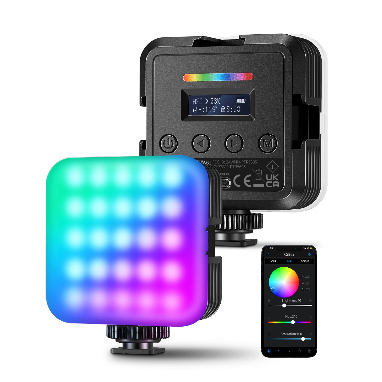 NEEWER RGB62 Mini LED Light