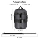 Package Contents of the NEEWER PB006 Camera Lens Pouch