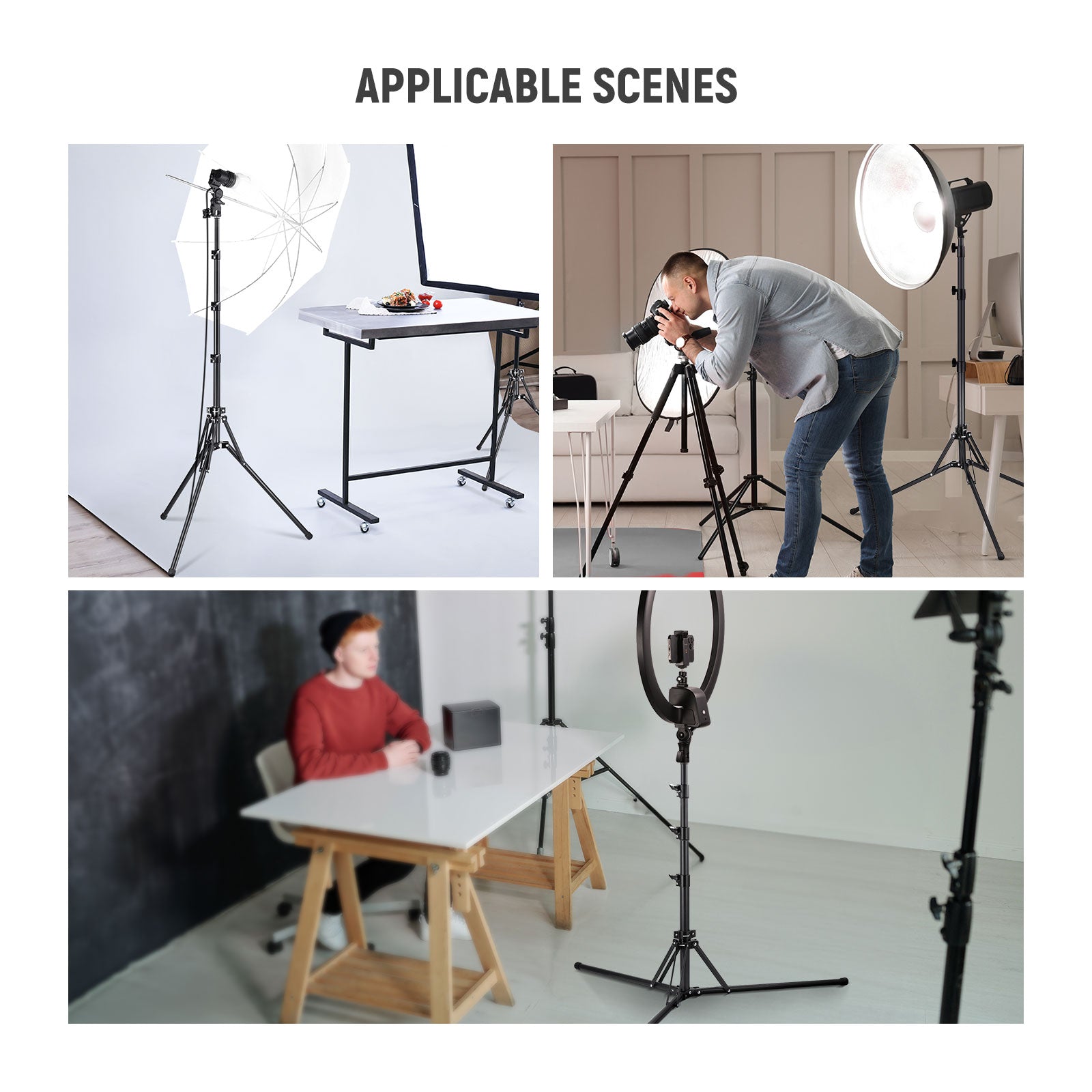 Scenarios for NEEWER ST178R All Metal Foldable Light Stand