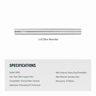 Specifications of the NEEWER SR010 Heavy Duty Stainless Steel 19mm Support Rod