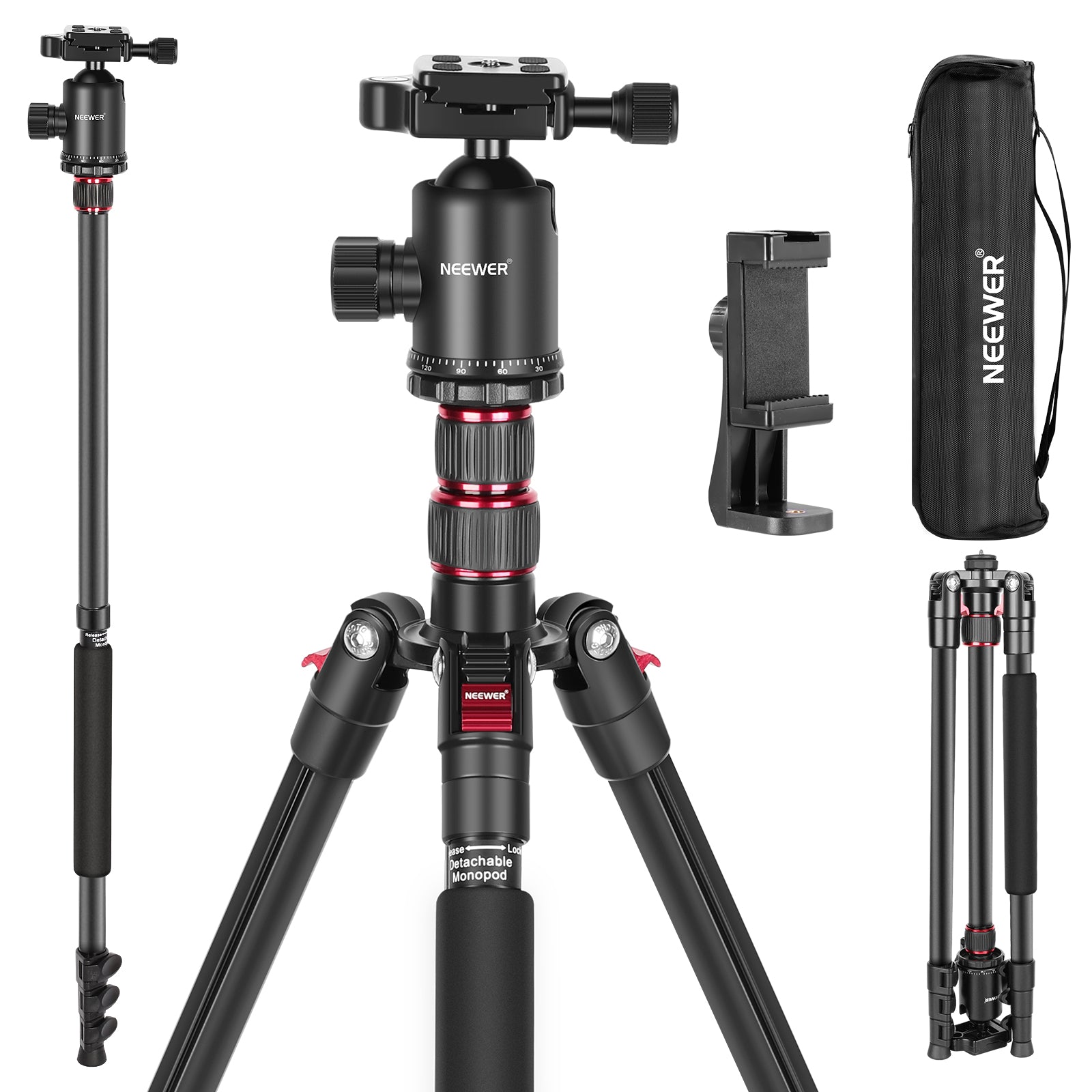 NEEWER TP77 Aluminum Alloy Camera Tripod