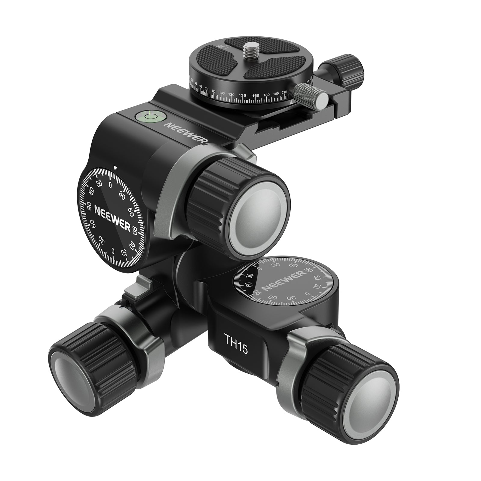 NEEWER TH15 3-Way Geared Tripod Head