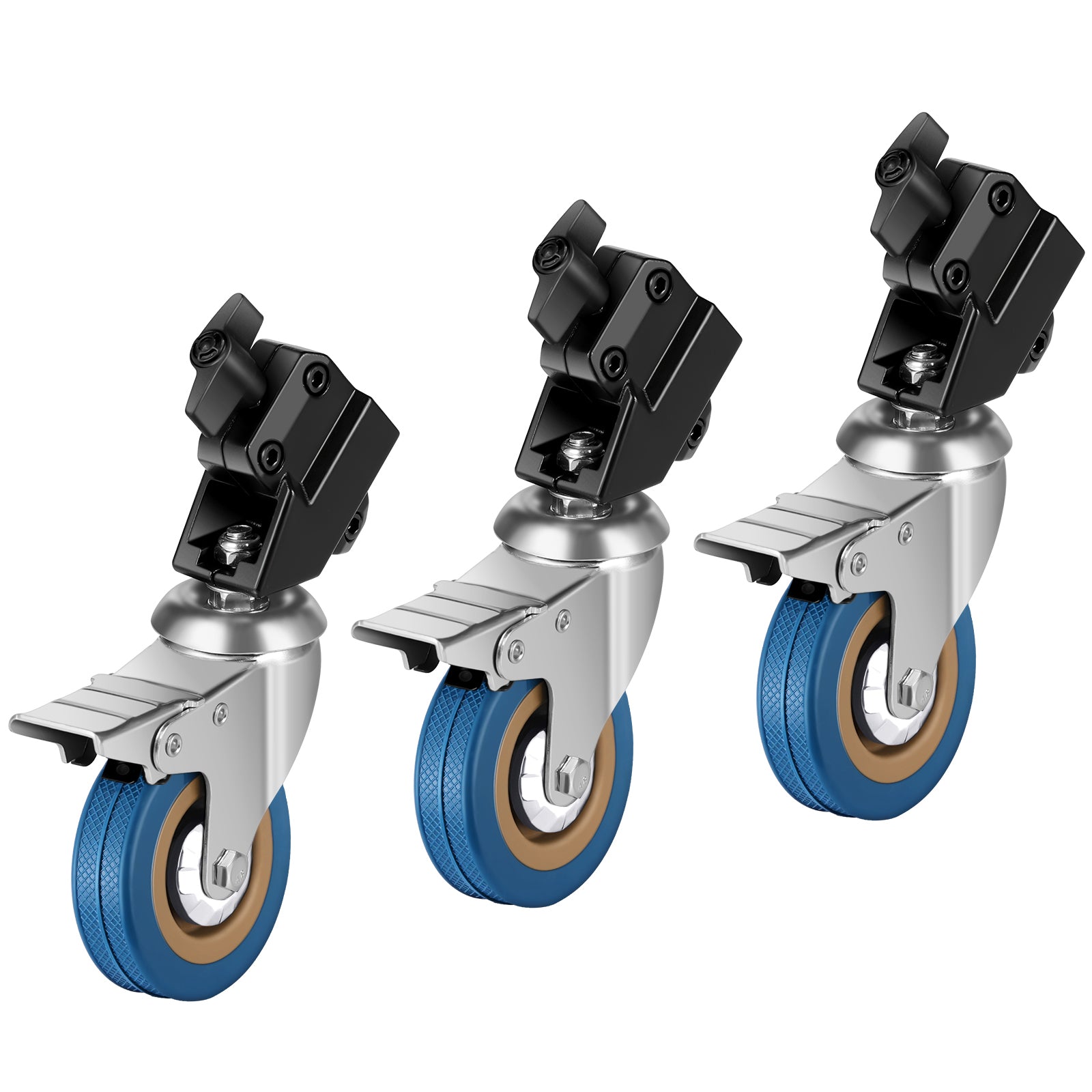 NEEWER ST001 3 Pack Professional Swivel Caster Wheel Set