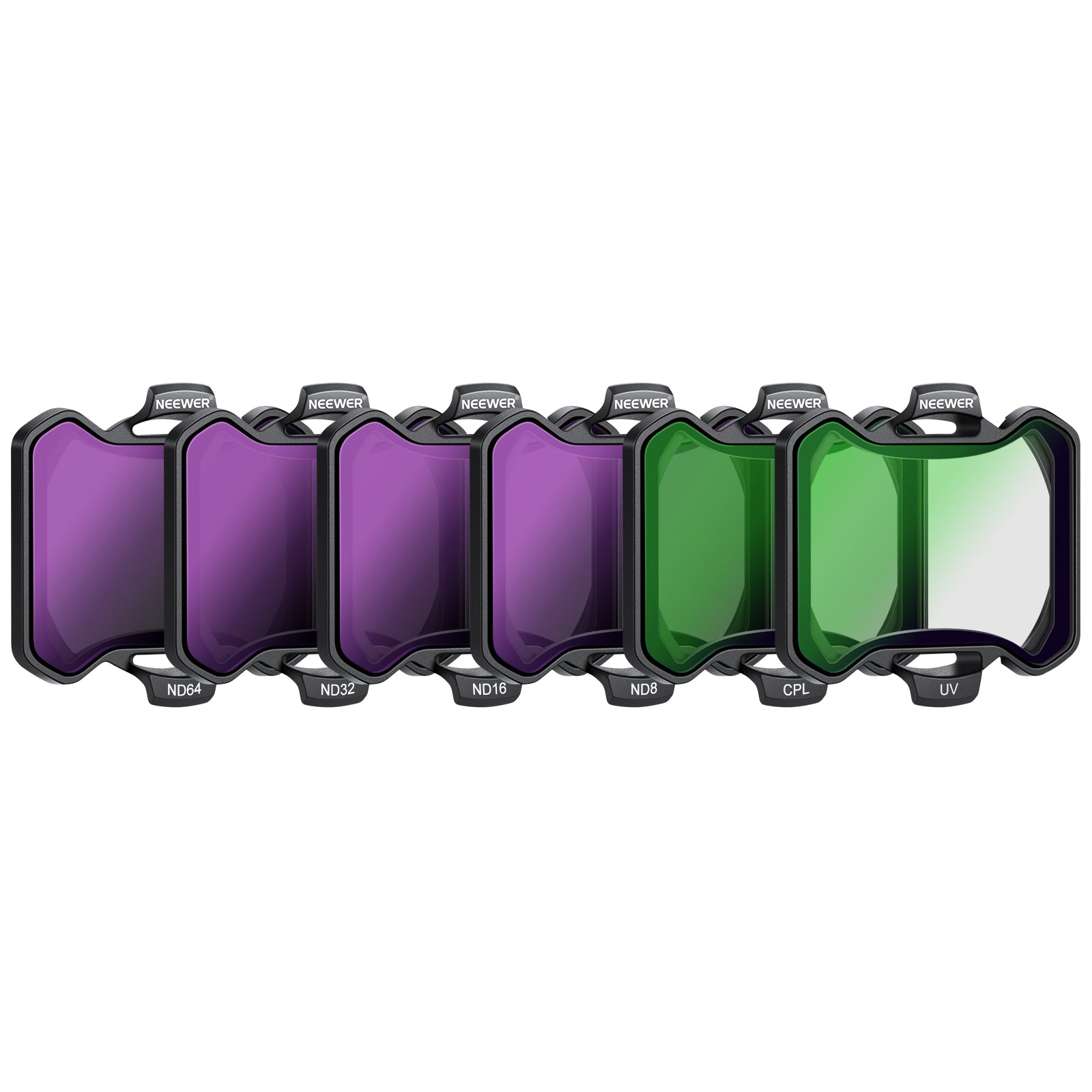 NEEWER FL-A29 6 Pack Snap-On ND&UV&CPL Filter Set