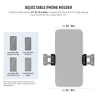 NEEWER T72 Flexible Mini Phone Tripod Kit includes an adjustable phone holder.