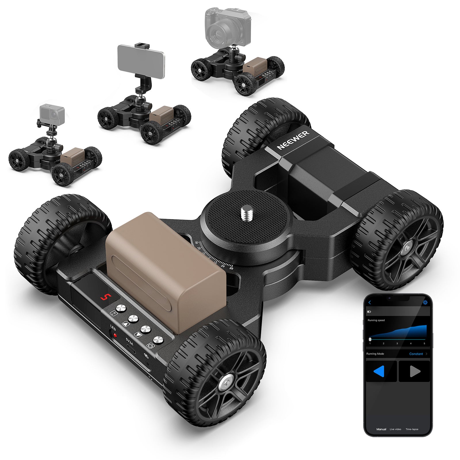 NEEWER DL400 Upgraded Motorized Camera Slider Dolly
