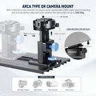 The 1/4" screw suits cameras and camcorders of up to 22lb/10kg.