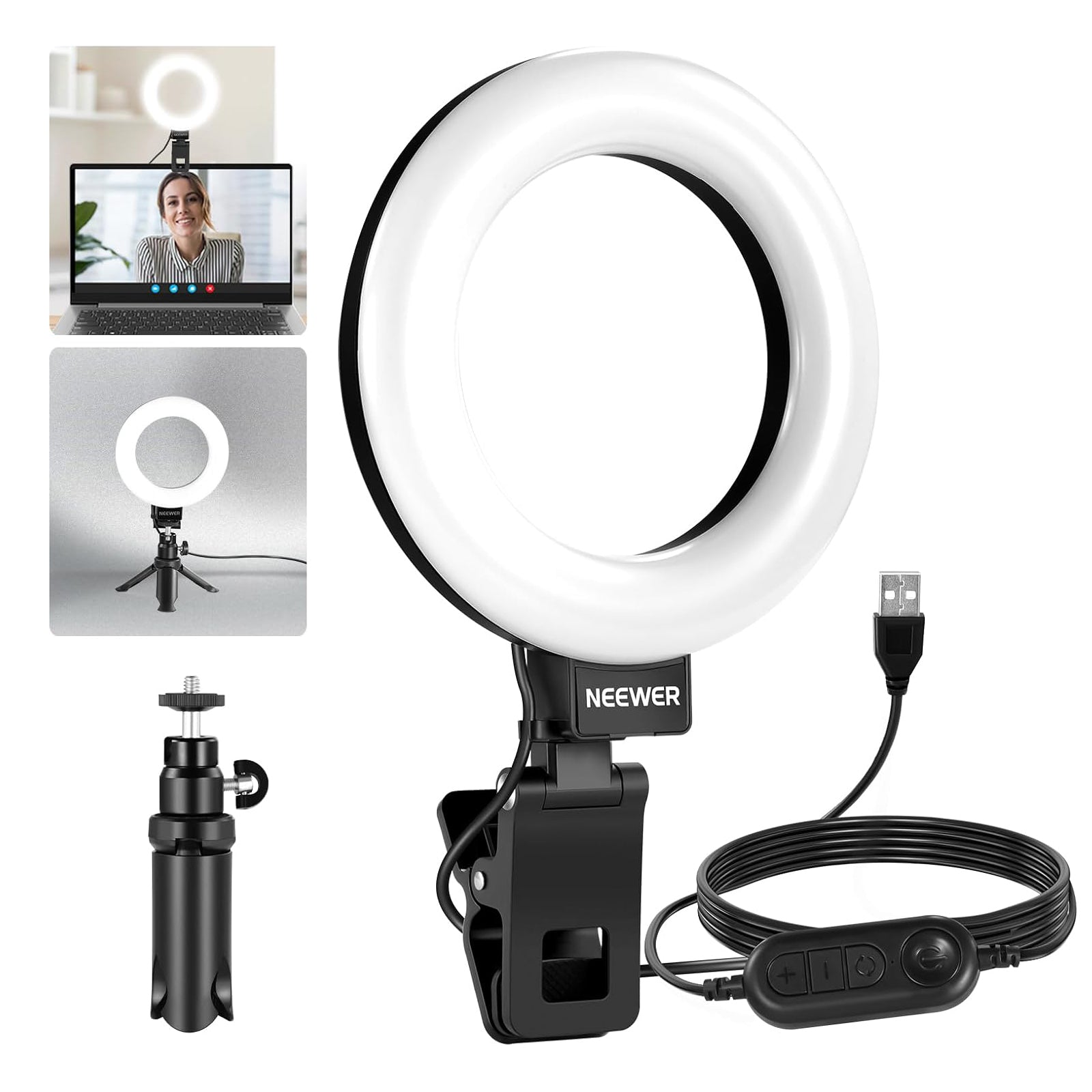 NEEWER BR60 5" Bi-color Mini Ring Light