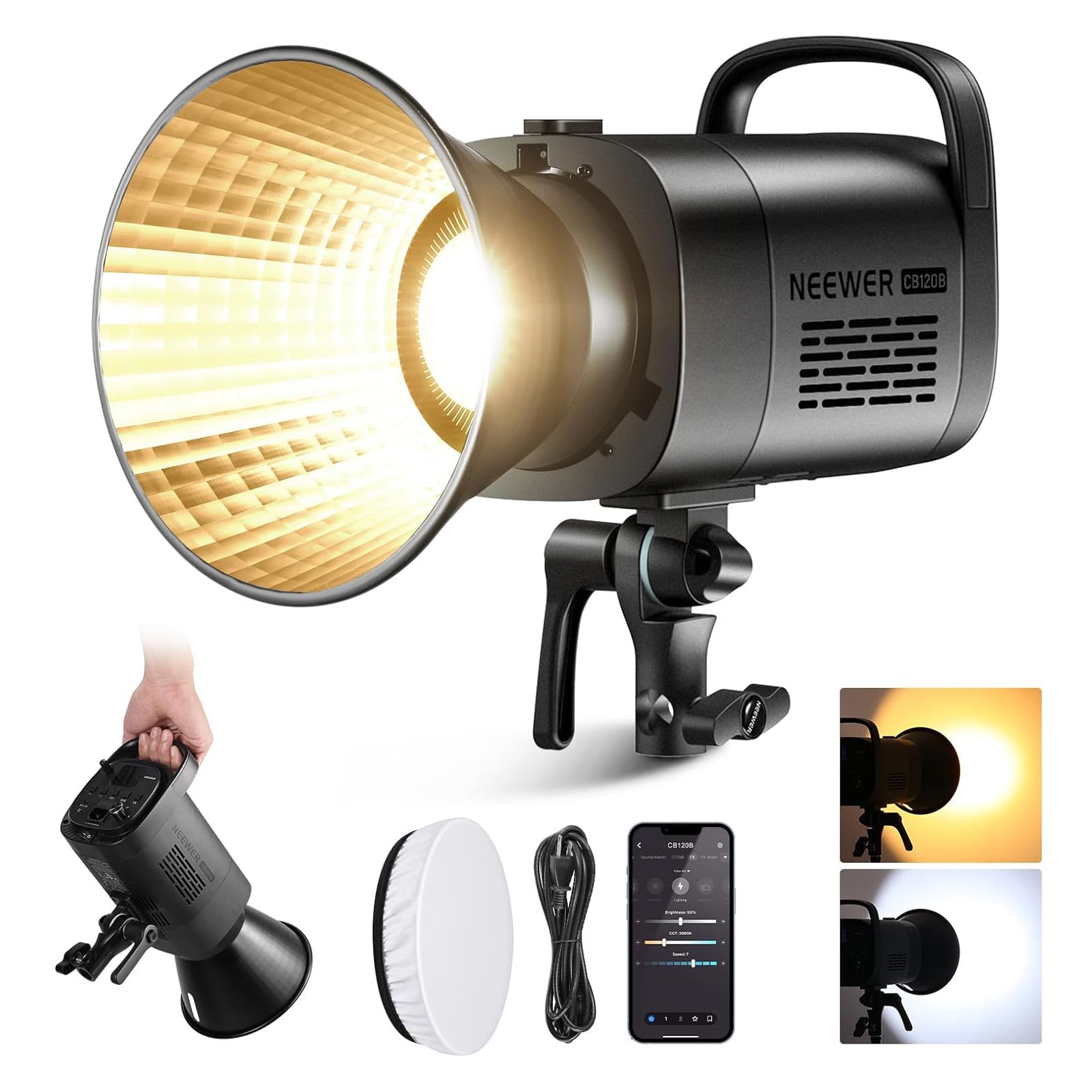 NEEWER CB120B Bi-Color LED Video Light