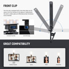 Great Compatibility of the NEEWER BL120B Clip On LED Phone Selfie Light Kit