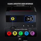 NEEWER Q6 outdoor strobe light features the dual color TFT screens.