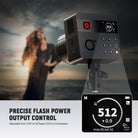 NEEWER Q6 Outdoor Flash Strobe offers precise flash power output control