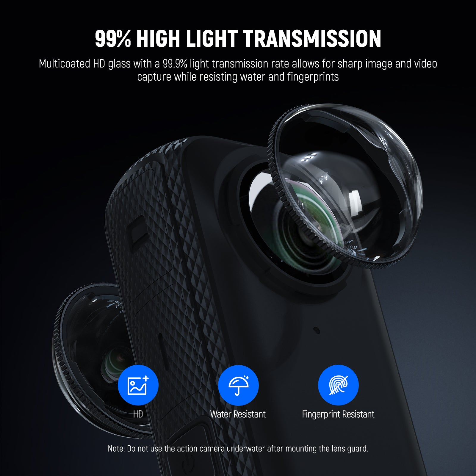 Multilayer HD glass with a light transmission rate of 99.9%