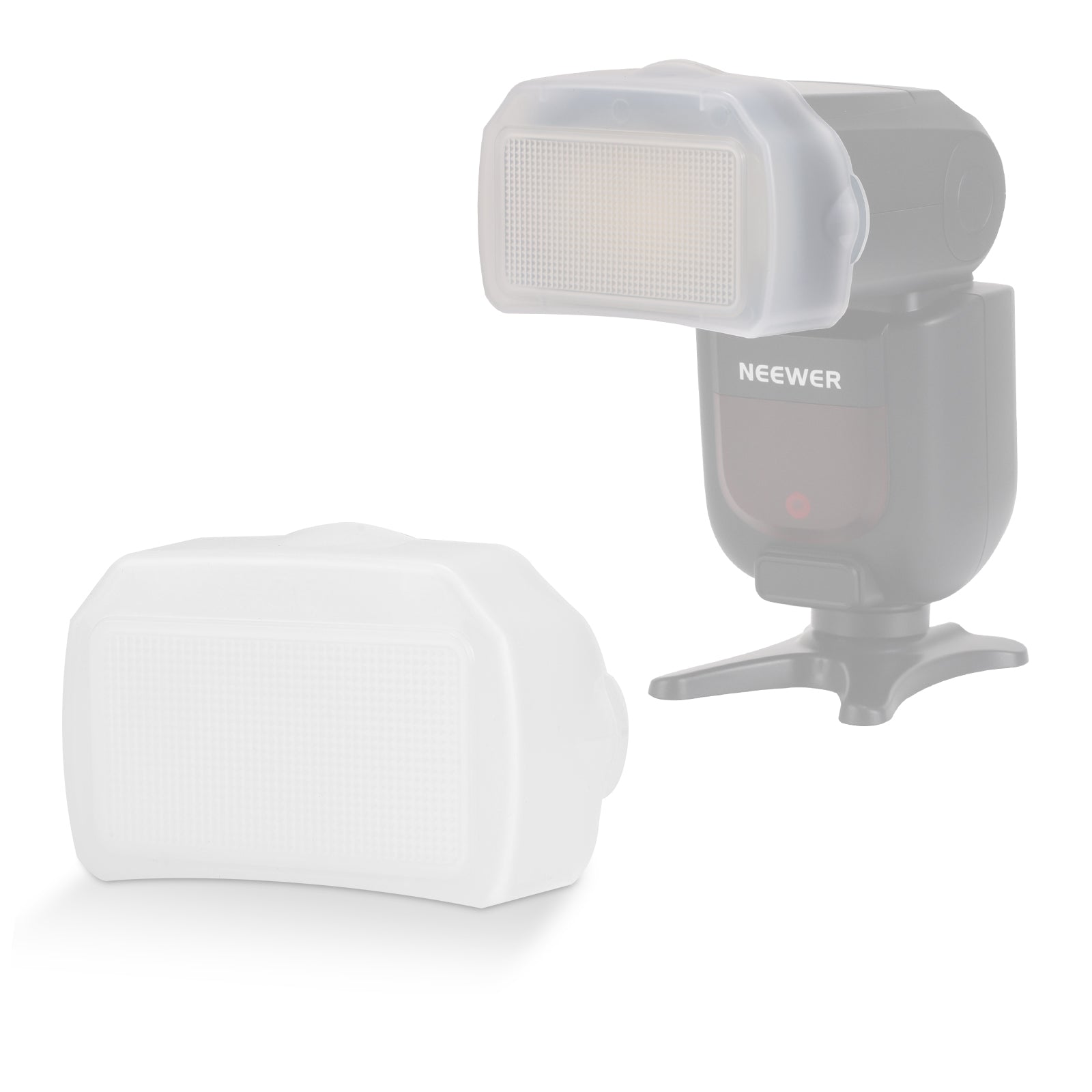 NEEWER FA002 Flash Diffuser for Square Head Speedlite Flash