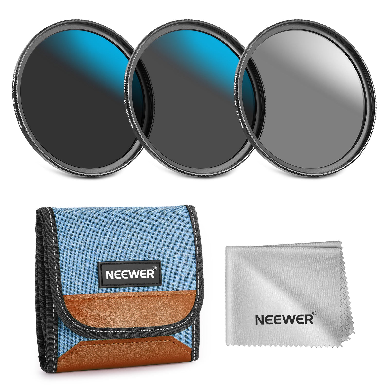 NEEWER 3 Packs ND Filter Set (ND8+ND32+ND64 Filters)