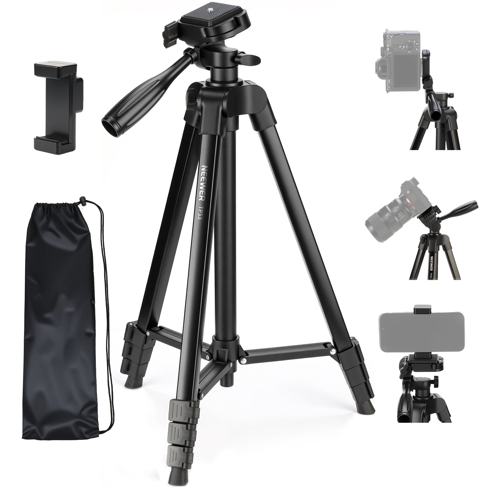 NEEWER TP53 Metal Travel Tripod
