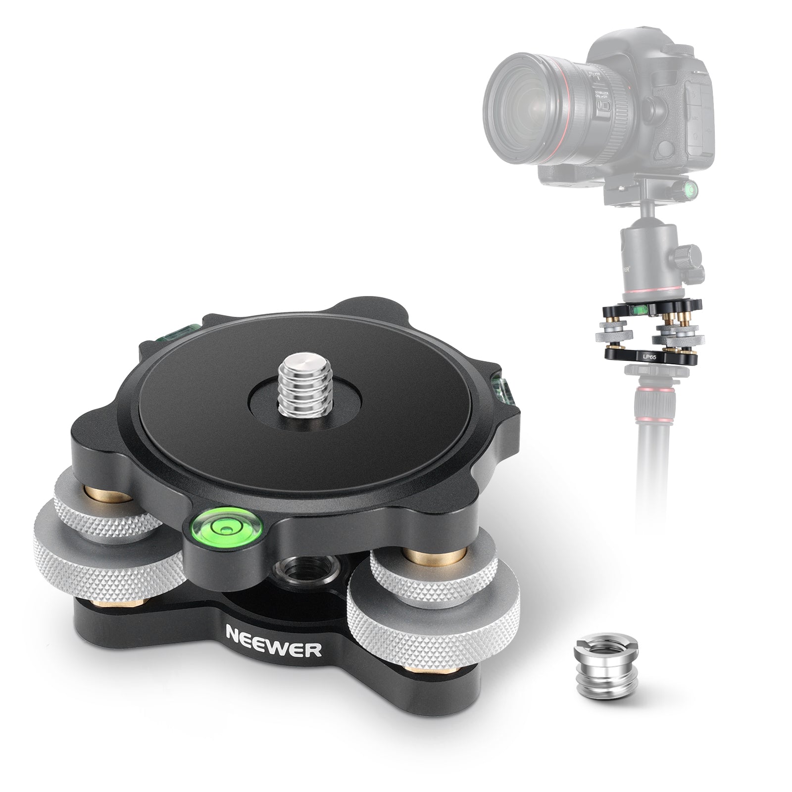 NEEWER LP65 Camera Tripod Leveling Base