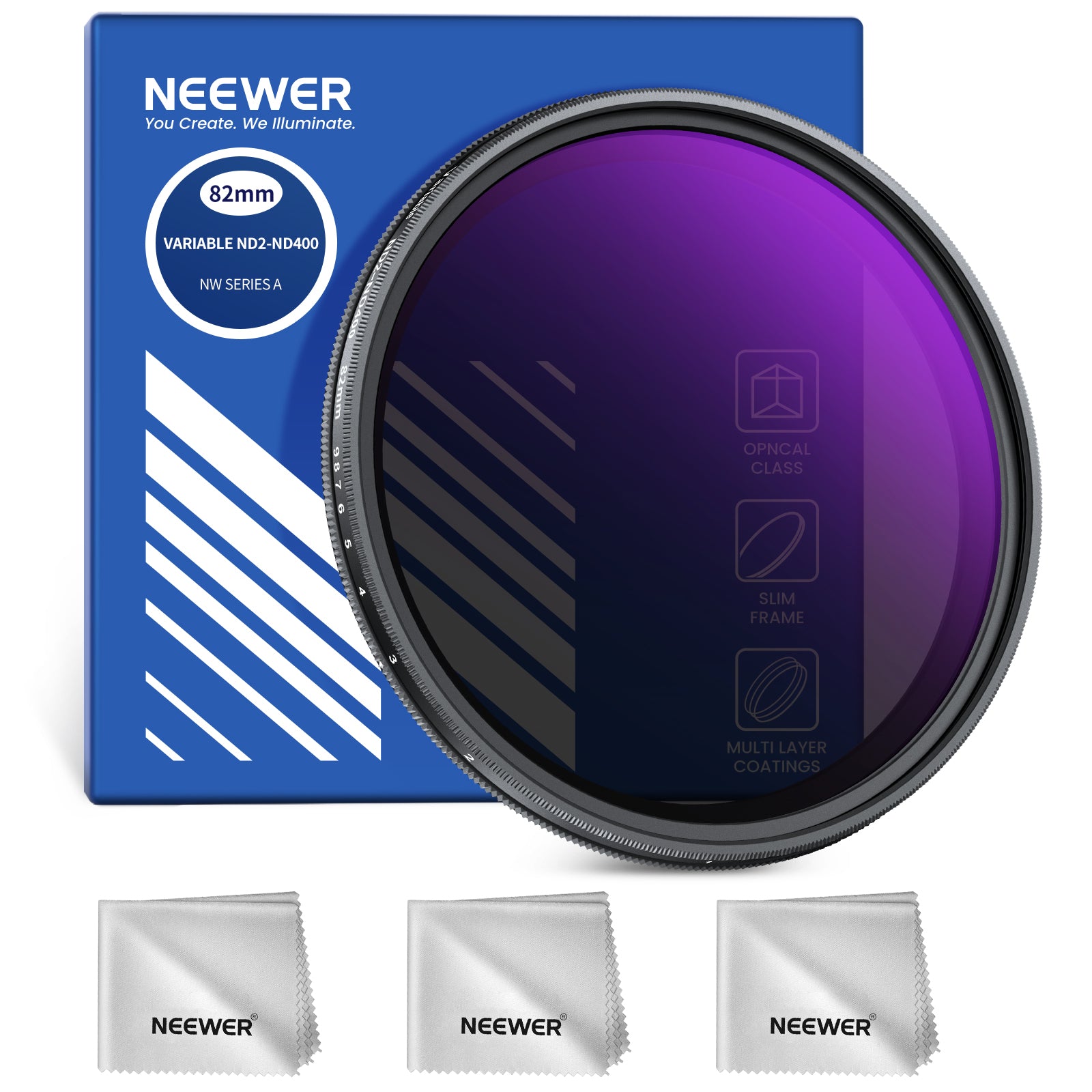 NEEWER ND2-400 (1-9 Stops) Variable ND Filter
