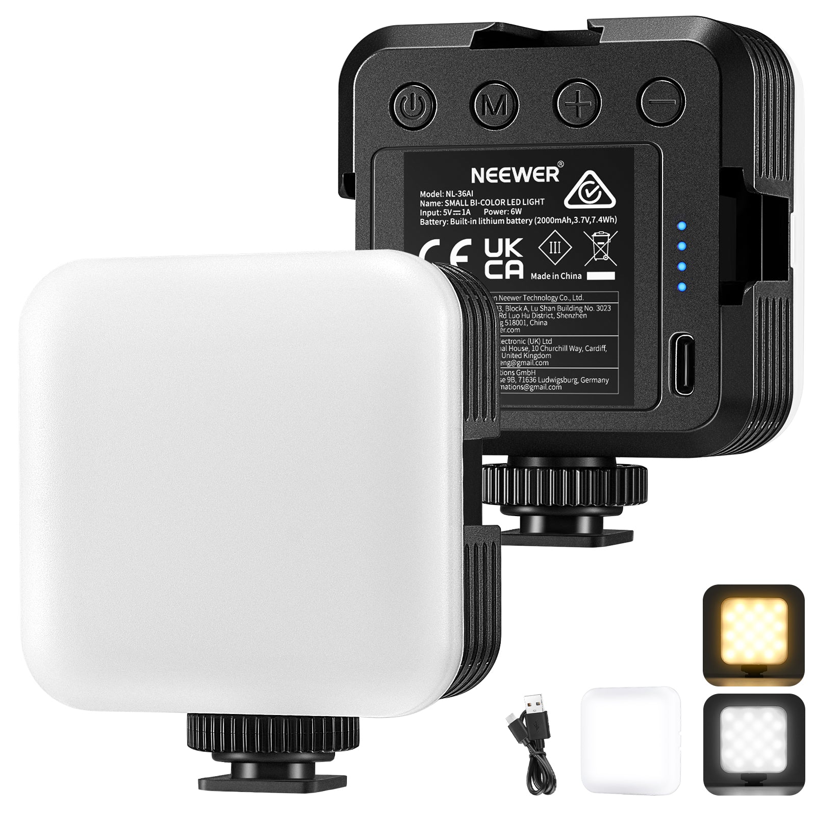 NEEWER NL-36AI Cold Shoe Bi-Color Portable Light